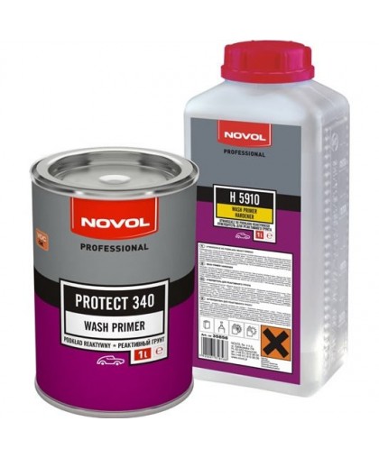 NOVOL PR340 Wash Primer Грунт РЕАКТИВНЫЙ 1л + H5910 отвердитель 1л