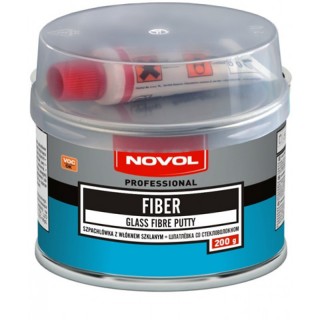 NOVOL Шпатлевка ПЭ со стекловолокном "FIBER"   0,2кг