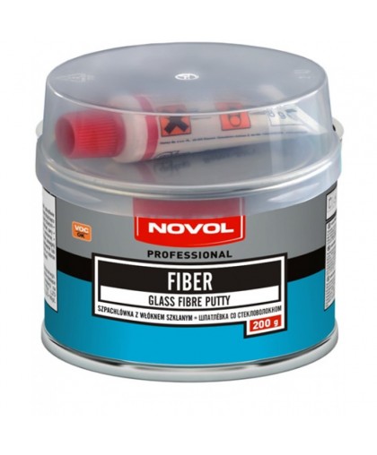 NOVOL Шпатлевка ПЭ со стекловолокном "FIBER"   0,2кг