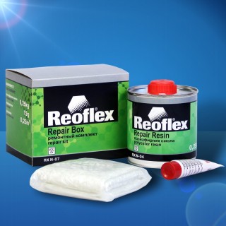 REOFLEX  Ремонтный комплект ( смола 0,25кг + стекломат 150 гр/1м.кв. + отвердитель )