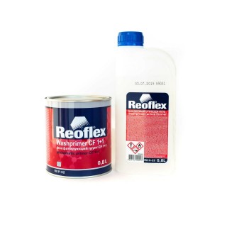 REOFLEX  Грунт 2К Фосфатирующий  желтый 0,8л + Отвердитель 0,8л