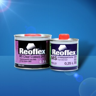 REOFLEX Лак Акриловый 2K HS 2+1 0,5 л + Отвердитель 0,25л REOFLEX Лак Акриловый 2K HS 2+1 0,5 л + Отвердитель 0,25л