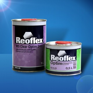 REOFLEX  Лак Акриловый 2К Optim 2+1 0,5л + Отвердитель 0,25л