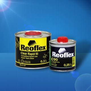 REOFLEX Лак супербыстрый UHS 1 л + Отвердитель 0,5л REOFLEX Лак супербыстрый UHS 1 л + Отвердитель 0,5л