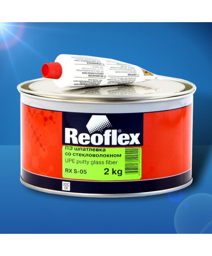 REOFLEX  Шпатлевка со стекловолокном Glass fiber  2 кг