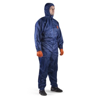 JetaPro Многоразовый малярный комбинезон JPC75b , синий L