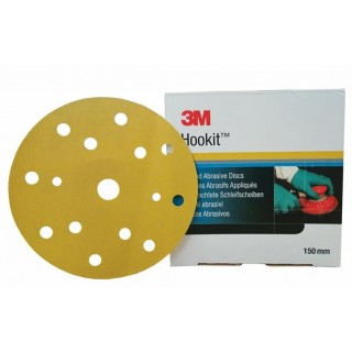 3М 50443 АБРАЗИВНЫЙ КРУГ d=150mm 15 ОТВ Gold P80