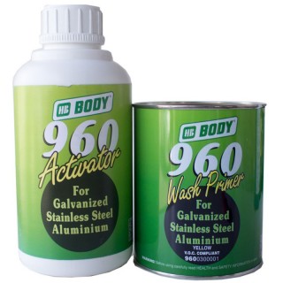 Body 960 Грунт желто-зеленый 1:1 1л + Body 960 Отвердитель 1л