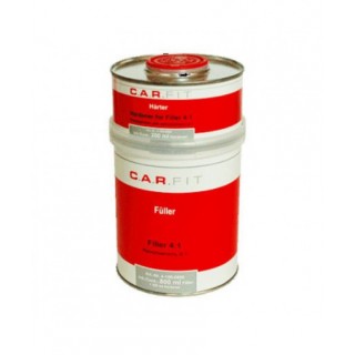 CarFit  2К Акриловый грунт-наполнитель 4:1 светло-cерый 0,8л + Отвердитель 0,2л