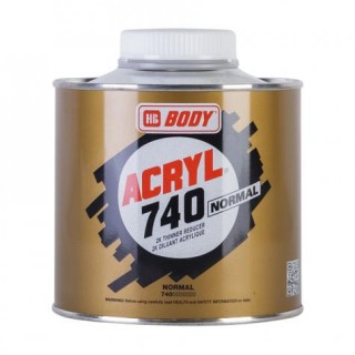 Body 740 HS Растворитель акриловый нормальный 0,5л