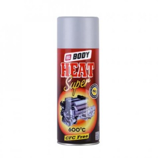Body Спрей 418 Краска Heat Silver термостойкая серебристая 0,4л