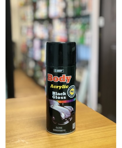 Body Спрей Краска черная глянцевая 0,4л