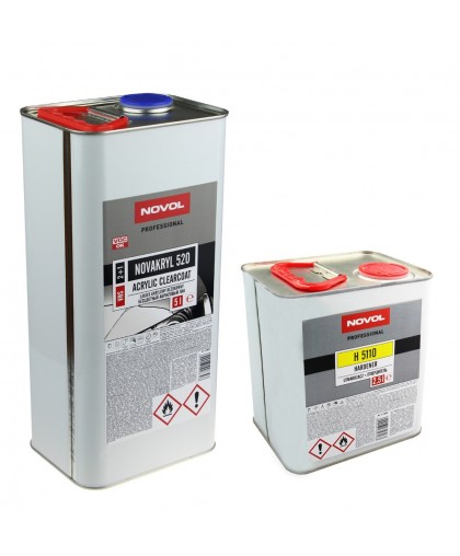 NOVOL Лак MS 2+1 "Новакрил" 5л + NOVOL Н5120 Отвердитель 2,5л