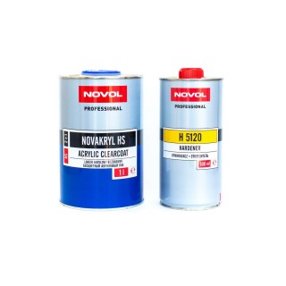 NOVOL Лак НS 2+1 "Новакрил" 1л + NOVOL H5120 Отвердитель 0,5л NOVOL Лак НS 2+1 "Новакрил" 1л + NOVOL H5120 Отвердитель 0,5л